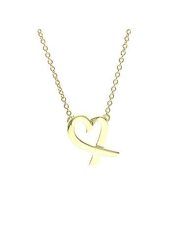 Tiffany & Co. Tiffany Loving Heart Necklace Yellow Gold (18K) No Stone Men,Women Fashion Necklace (Gold) (view 1)