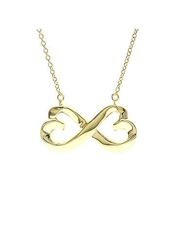 Tiffany & Co. Tiffany Double Loving Heart Necklace Yellow Gold (18K) No Stone Men,Women Fashion Necklace (view 1)