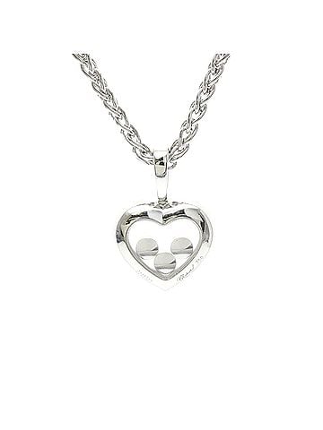 Chopard Chopard Happy Diamond Necklace 79/4502 White Gold (18K) Diamond Men,Women Fashion Necklace (Silver) (view 2)