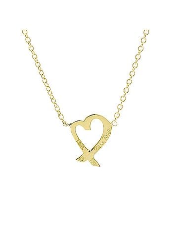 Tiffany & Co. Tiffany Loving Heart Necklace Yellow Gold (18K) No Stone Men,Women Fashion Necklace (Gold) (view 2)