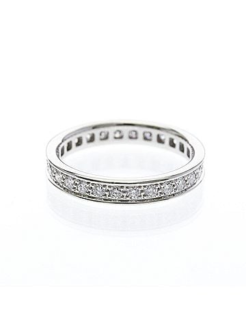 Cartier Cartier Full Eternity Ring White Gold (18K) Fashion Diamond Band Ring Silver (view 2)