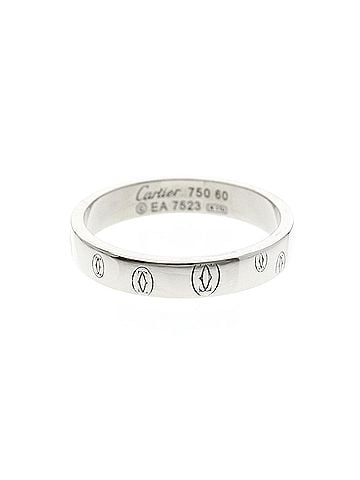 Cartier Cartier Happy Birthday Ring White Gold (18K) Fashion No Stone Band Ring Silver (view 1)