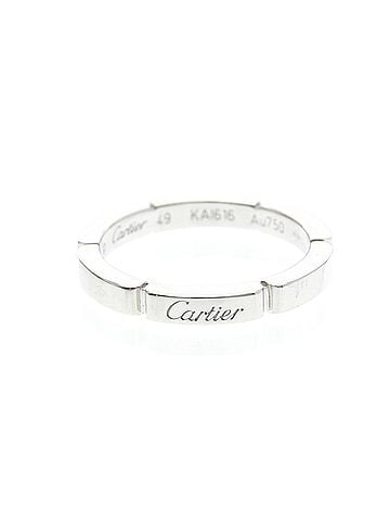 Cartier Cartier Maillon Panthère Ring White Gold (18K) Fashion No Stone Band Ring Silver (view 1)