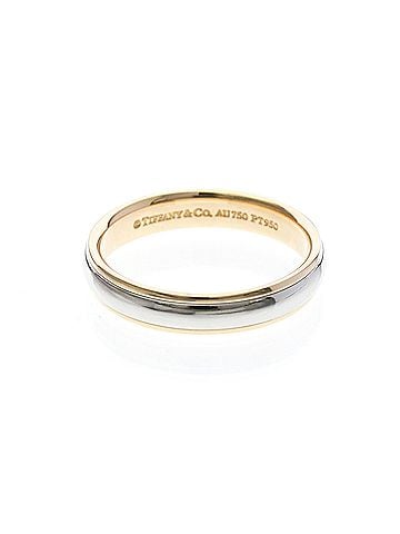 Tiffany & Co. Tiffany Together Milgrain Ring Pink Gold (18K),Platinum Fashion No Stone Band Ring Silver,Pink Gold (view 1)