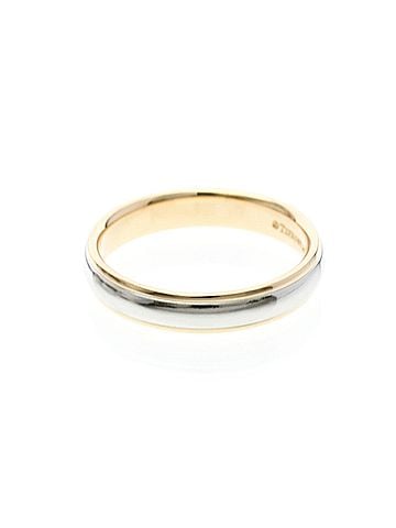 Tiffany & Co. Tiffany Together Milgrain Ring Pink Gold (18K),Platinum Fashion No Stone Band Ring Silver,Pink Gold (view 2)