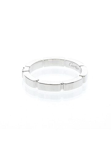 Cartier Cartier Maillon Panthère Ring With 1 Diamond White Gold (18K) Fashion Diamond Band Ring Silver (view 2)