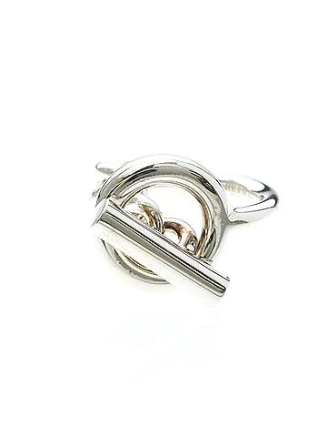 Hermès Hermes Croisette Ring Silver 925 Fashion No Stone Band Ring Silver (view 1)