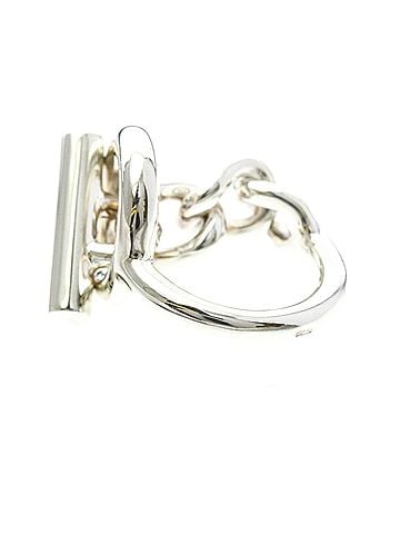 Hermès Hermes Croisette Ring Silver 925 Fashion No Stone Band Ring Silver (view 2)