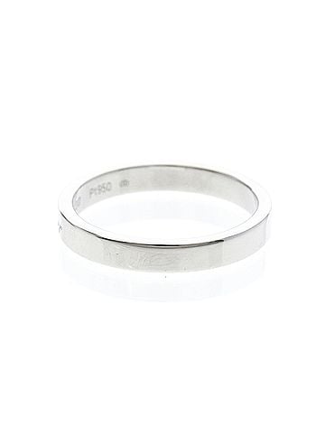 Cartier Cartier C De Cartier Ring Platinum Fashion No Stone Band Ring Silver (view 2)
