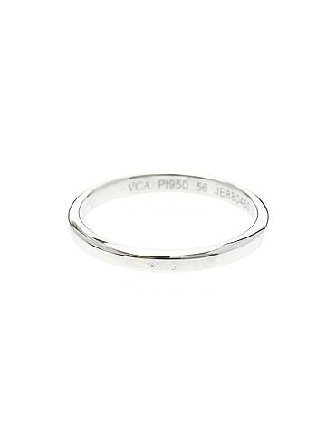 Van Cleef & Arpels Van Cleef & Arpels Tendremont Ring Platinum Fashion No Stone Band Ring Silver (view 1)