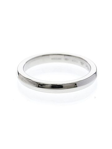 Bvlgari Bvlgari Federing Platinum Fashion No Stone Band Ring Silver (view 1)