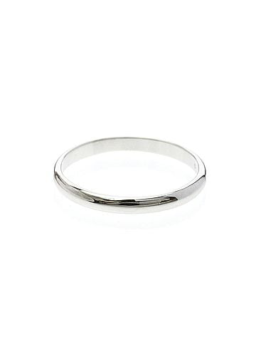 Cartier Cartier 1895 Wedding Ring Platinum Fashion No Stone Band Ring Silver (view 2)
