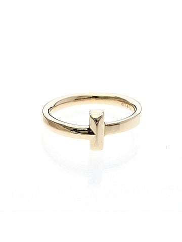 Tiffany & Co. Tiffany T-One Narrow Ring Pink Gold (18K) Fashion No Stone Band Ring Pink Gold (view 1)
