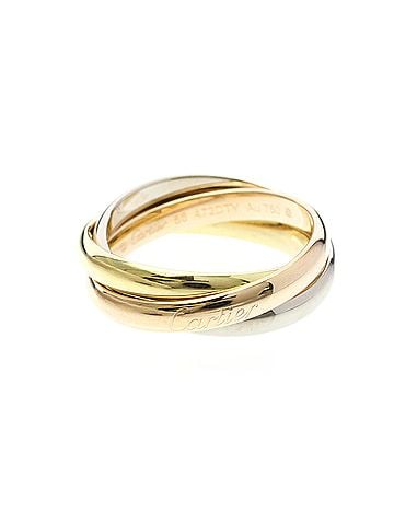 Cartier Cartier Trinity Ring Yellow Gold (18K),Pink Gold (18K),White Gold (18K) Fashion No Stone Band Ring Gold (view 1)