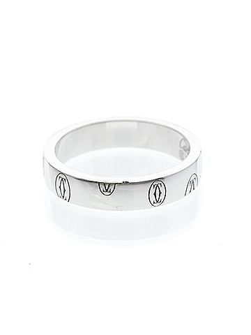 Cartier Cartier Happy Birthday Ring White Gold (18K) Fashion No Stone Band Ring Silver (view 1)
