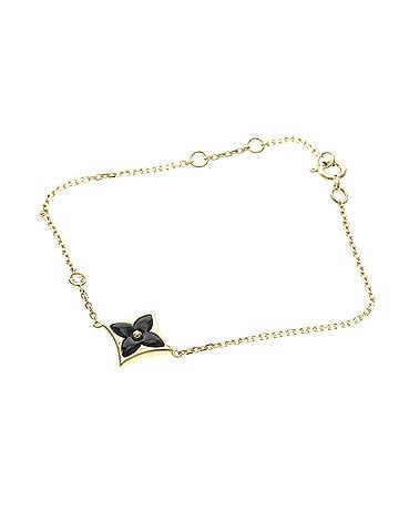 Louis Vuitton Louis Vuitton Brassle Star Blossom Onyx 1P Diamond Bracelet Yellow Gold (18K) Onyx Charm Bracelet Gold,Onyx (view 2)