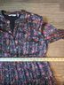 Soft Surroundings 100% Polyester Floral Black Burgundy Red Casual Dress Size L - photo 7
