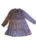 Soft Surroundings 100% Polyester Floral Black Burgundy Red Casual Dress Size L - photo 1