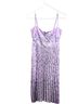 Lulus 100% Polyester 100% Polyester Floral Purple Cocktail Dress Size XS - photo 1