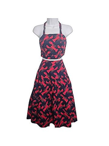 Eva Franco Eva Franco Lobster Print Casual Skirt (view 1)