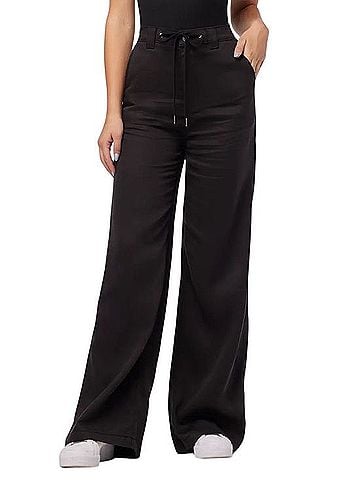 Hudson Jeans High-Waist Wide Leg Drawstring Pants Casual Pants (view 1)
