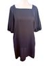 Cos 100% Polyester Black Cocktail Dress Size 8 - photo 1