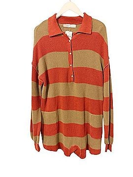 Free People Picnic Striped Sweater Romper Romper (view 2)