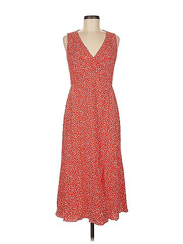 Rebecca Taylor Malia Twist Front Midi Casual Dress (view 1)
