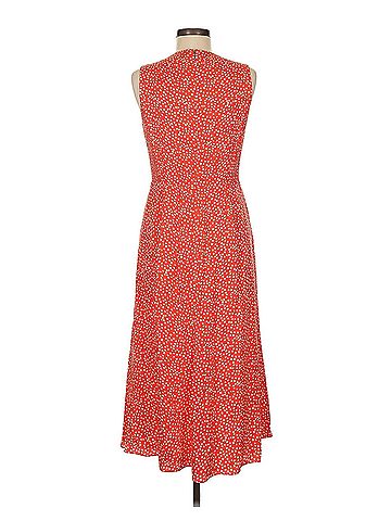 Rebecca Taylor Malia Twist Front Midi Casual Dress (view 2)