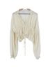 SNDYS. 100% Polyester Ivory Long Sleeve Blouse Size 2 - photo 3