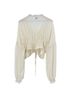 SNDYS. 100% Polyester Ivory Long Sleeve Blouse Size 2 - photo 4