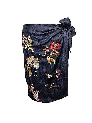 Isabel Marant Issop Foulard Silk Skirt (view 1)