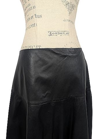 Lauren by Ralph Lauren Leather Skirt (view 2)
