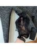 Elliatt Black Silver Long Sleeve Blouse Size M - photo 8