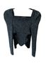 Elliatt Black Silver Long Sleeve Blouse Size M - photo 2