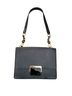 Michael Kors 100% Leather Solid Black Gold Leather Shoulder Bag One size - photo 1