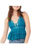 Free People Solid Blue Tank Top Size M - photo 1