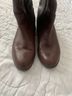 Ralph Lauren 100% Leather 80% Fabric 20% Synthetic Brown Boots Size 5 - photo 5