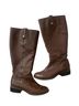 Ralph Lauren 100% Leather 80% Fabric 20% Synthetic Brown Boots Size 5 - photo 1