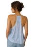 Naadam 100% Silk Tie-dye Blue Sleeveless Top Size L - photo 2