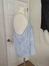 Naadam 100% Silk Tie-dye Blue Sleeveless Top Size L - photo 5