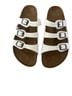 Birkenstock White Tan Sandals Size 7 - photo 1