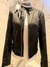 Worth 100% Leather 100% Polyester Brown Jacket Size 4 - photo 6