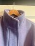 J.Crew 100% Wool Solid Purple Coat Size 0 - photo 13