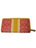 Coach Stripes Multi Color Yellow Pink White Wallet One size - photo 2