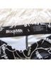 BlackMilk Graphic Black White Leggings Size L - photo 3