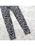 BlackMilk Graphic Black White Leggings Size L - photo 6