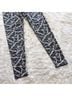 BlackMilk Graphic Black White Leggings Size L - photo 5