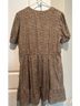 Vineyard Vines 100% Polyester 100% Polyester Leopard Print Tan Black Casual Dress Size L - photo 5