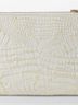 Brahmin 100% Leather Solid White Ivory Wristlet One size - photo 9